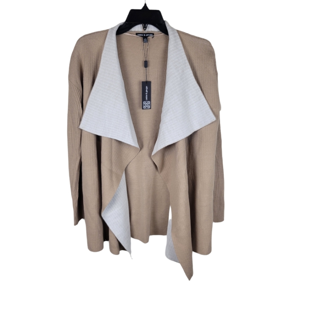 Cable & Gauge, Tan Cardigan Size: S/P